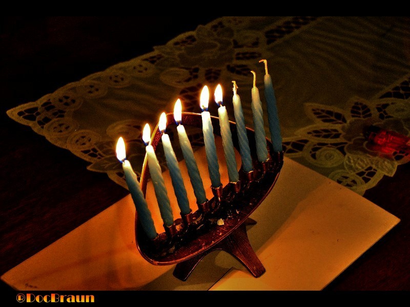 "5 vela de Hannukah" de Juan Jos Braun