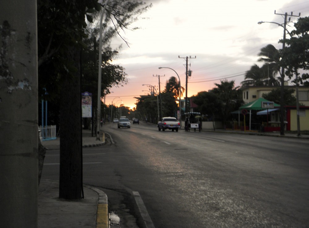 "Atardecer en la peninsula de Varadero" de Alicia Mazzeo