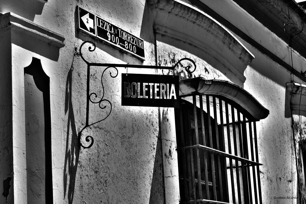 "Boleteria" de Gustavo Alcntara