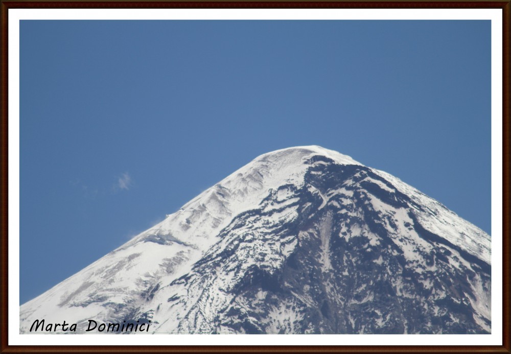 "Cumbre Volcan Lanin" de Marta Dominici