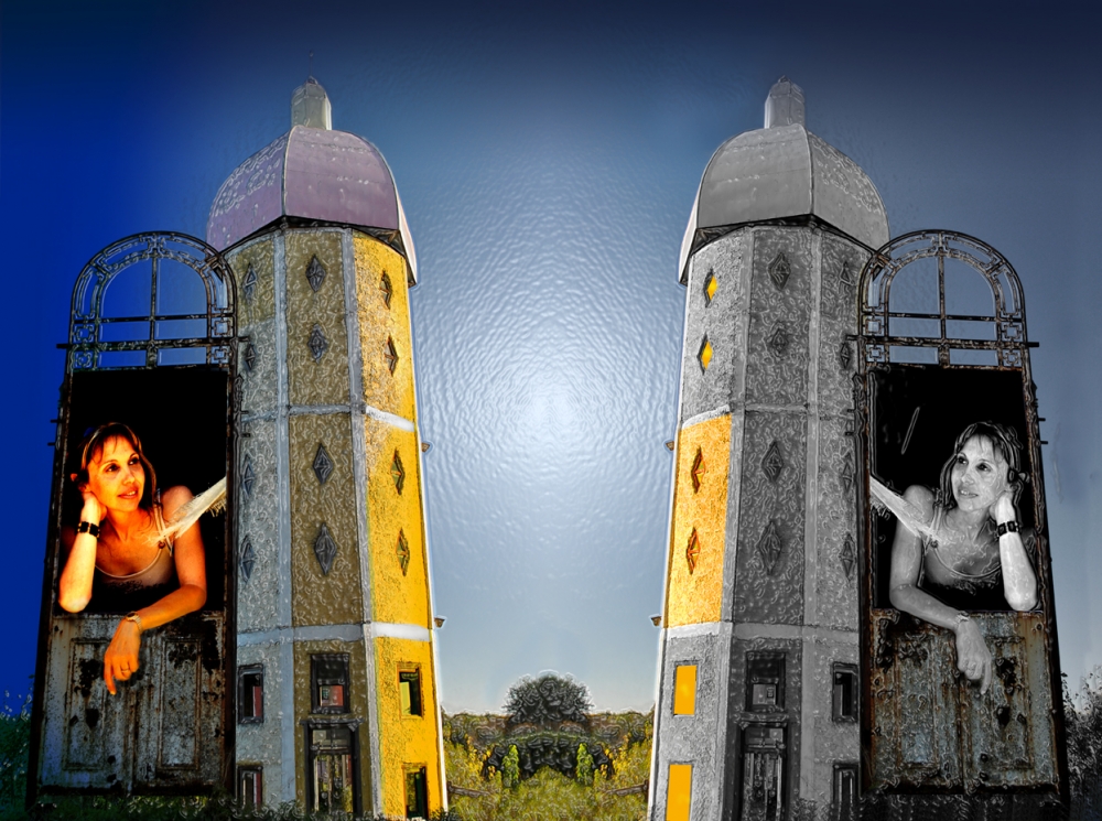 "las dos torres" de Hugo Carballo (oxido)