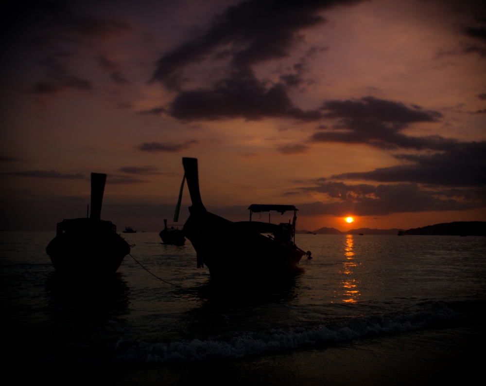 "Atardecer en Krabi" de Adrian Courtade