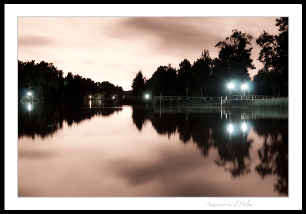 "Amanecer en el Delta" de Ruben Moscatelli