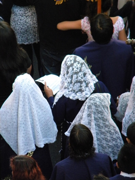 "Domingos de Ramos Mujeres con Mantilla" de Marcelo Sergio Gonzalez