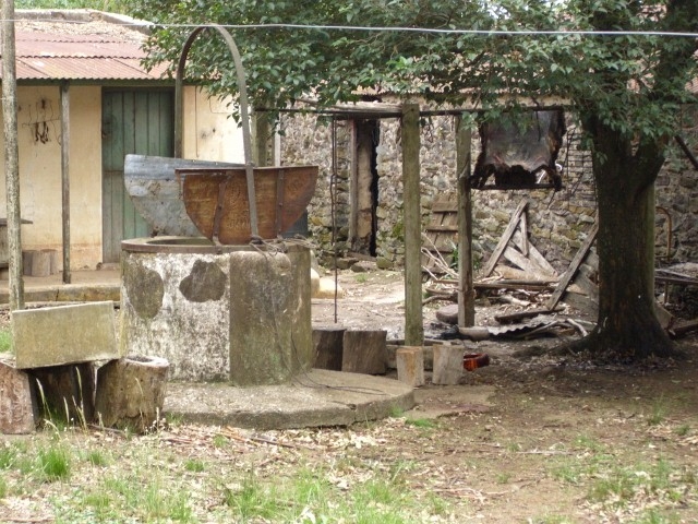 "En el patio de la Estancia" de Oscar Robatto Rodriguez