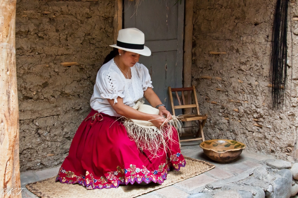 "Confeccin de sombreros" de Karina Techera