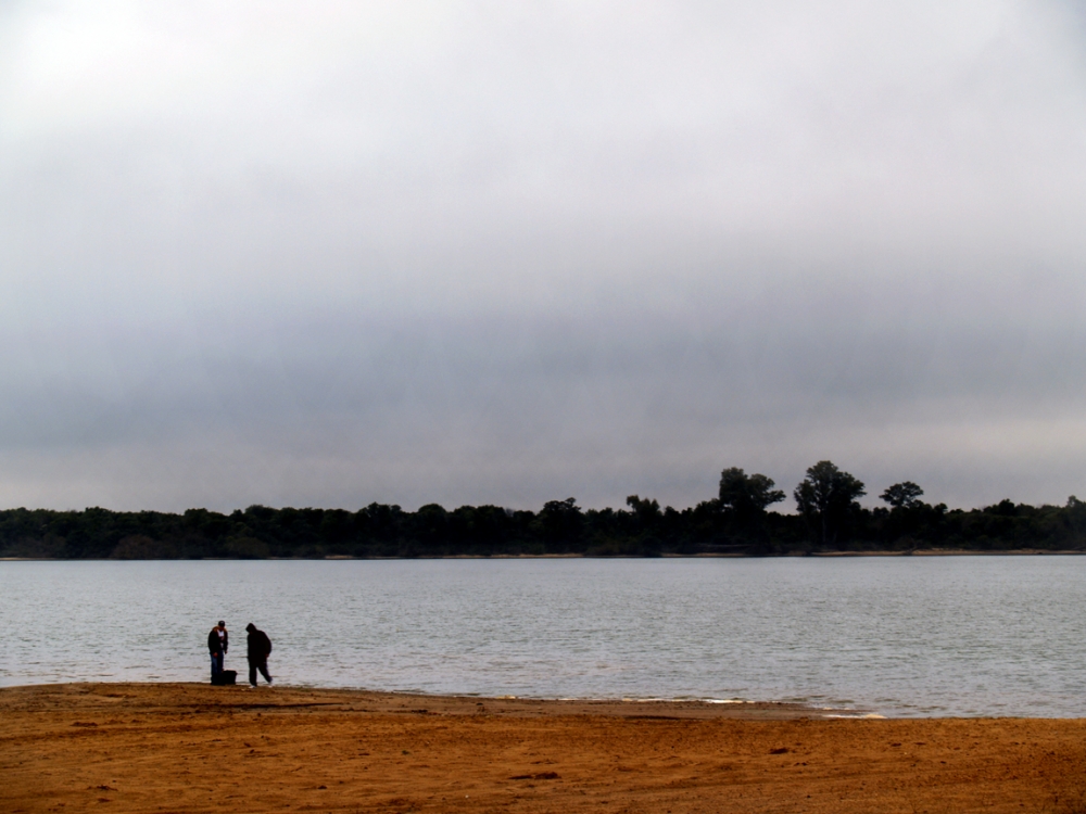 "pescando en el ro Uruguay" de Jorge Mariscotti (piti)