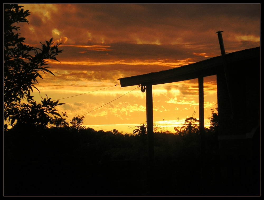 "Atardecer en Ranchos" de Alberto Tito Ramrez