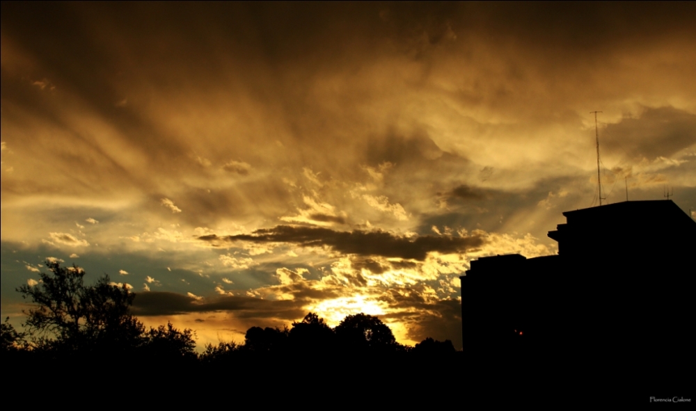 "Agoniza la tarde..." de Florencia Cialone