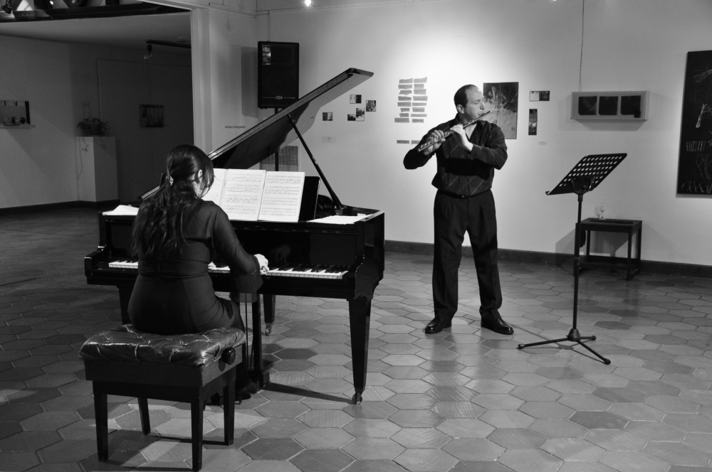 "concierto de flauta y piano..." de Jose Alberto Vicente