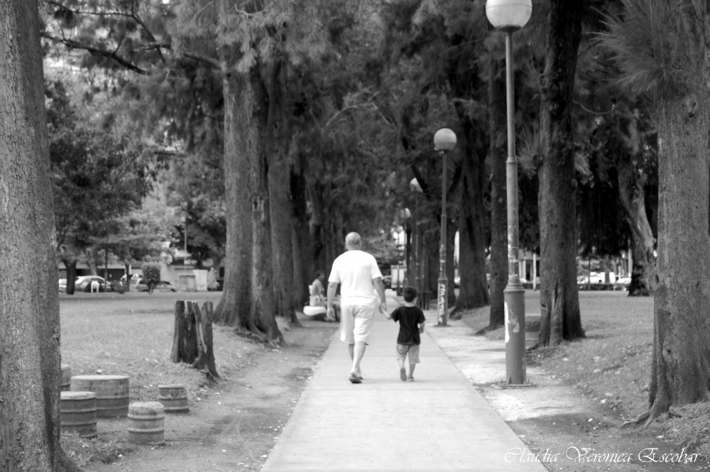 "Quiero caminar siempre de tu mano." de Claudia Veronica Escobar