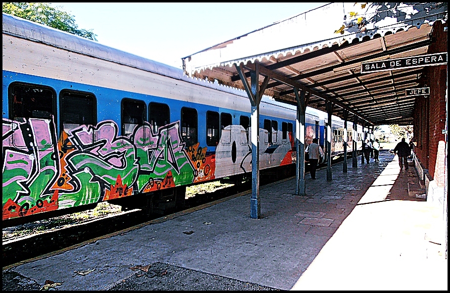 "Tren Grafitado" de Andres Mancuso