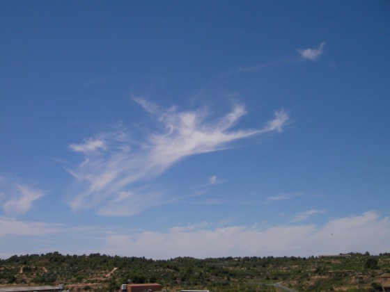 "os sugiere alguna cosa la forma de esta nube...??" de Neus Del Alamo