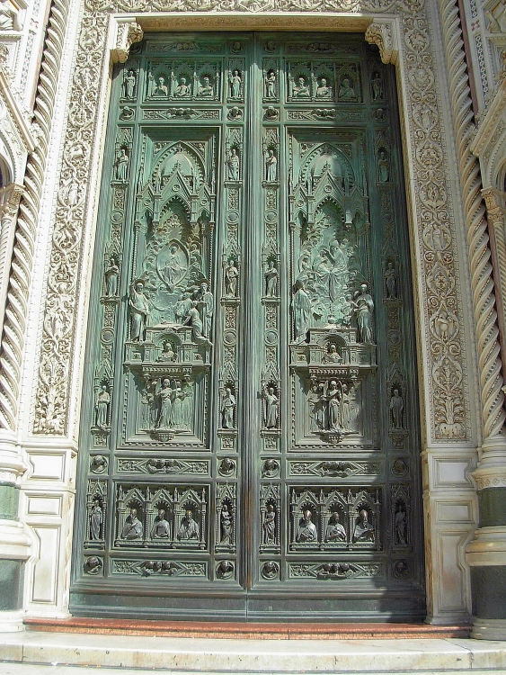 "puertas del baptisterio Florencia" de Carlos Maximo Suarez