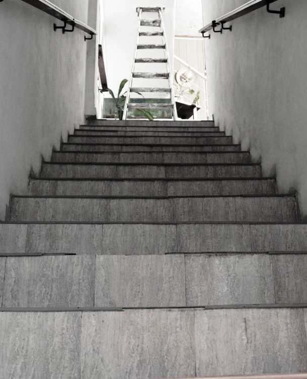 "Escalera x 2" de Oscar Tanoni