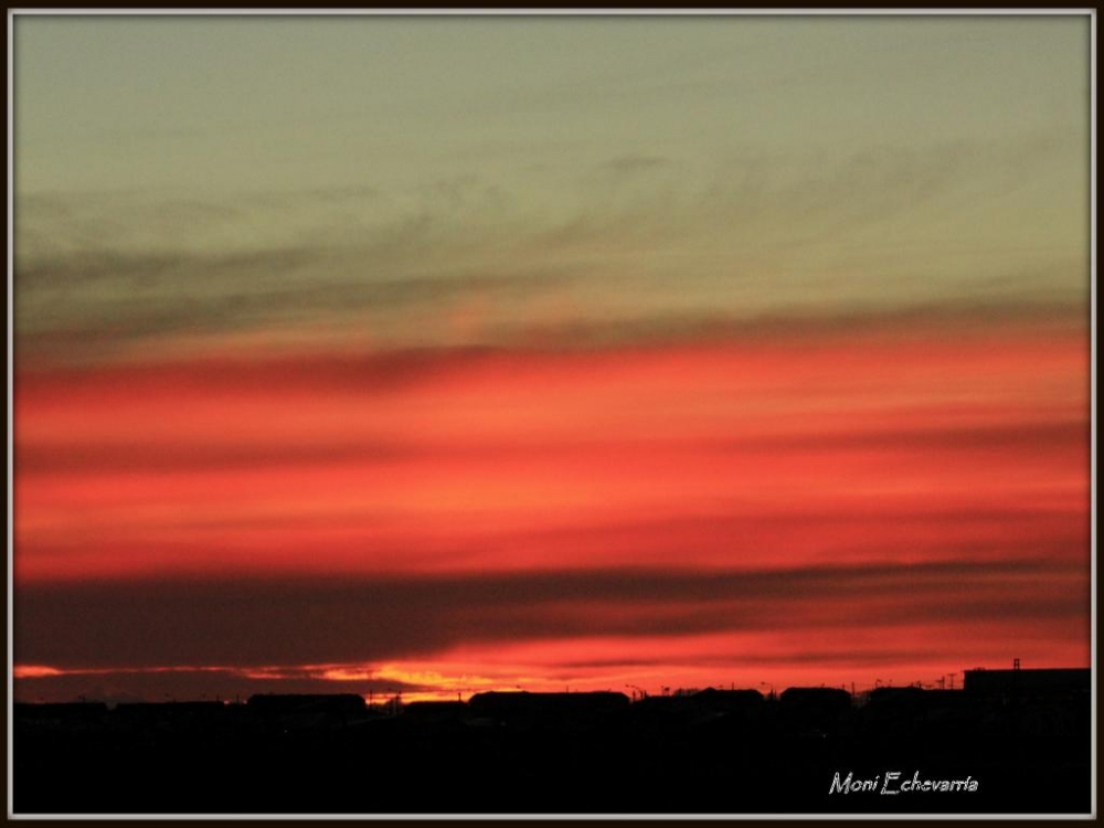 "Colores del atardecer" de Monica Echevarria