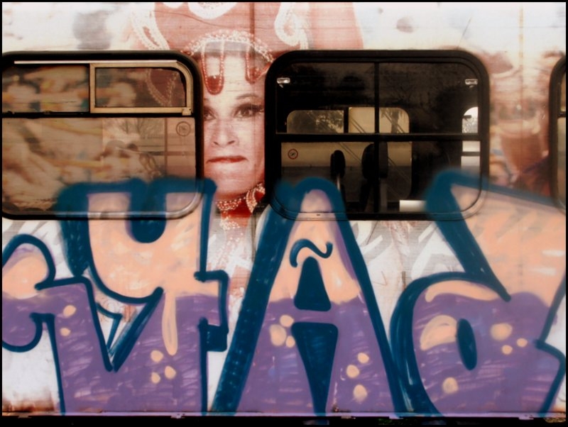 "Vagon grafitado" de Andres Mancuso
