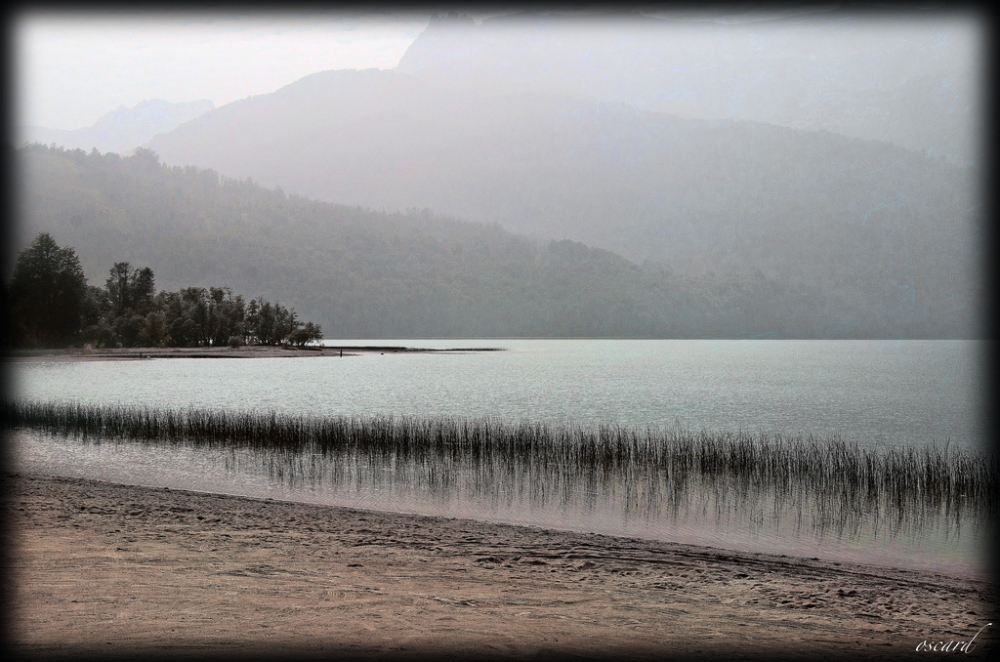 "Sombras del Lago Falkner" de Oscar Roberto Domnguez