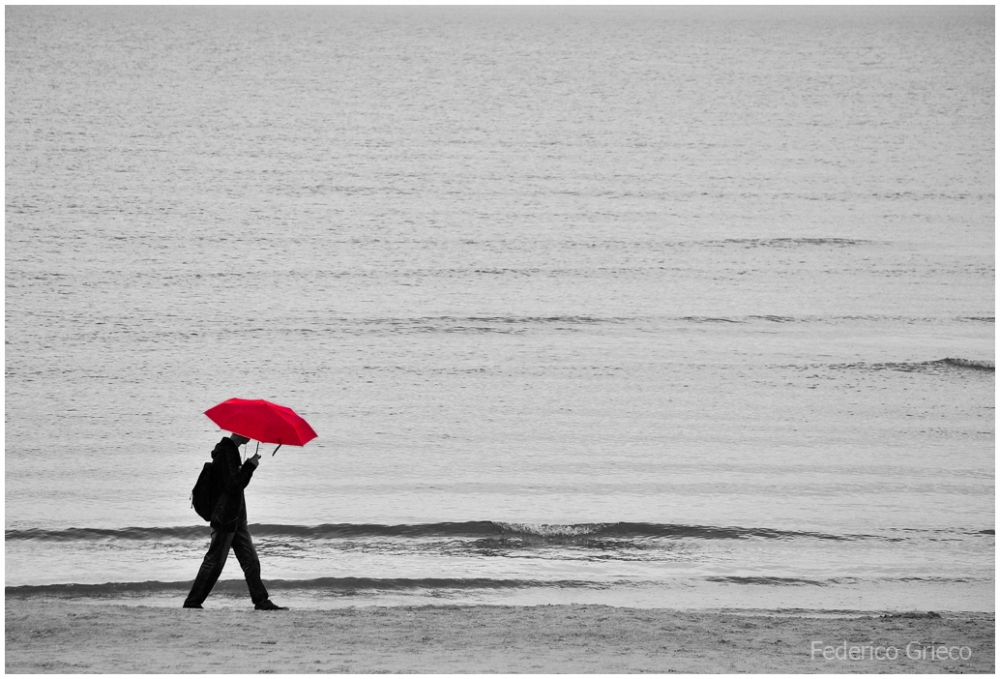 "Paraguas Rojo" de Federico Grieco
