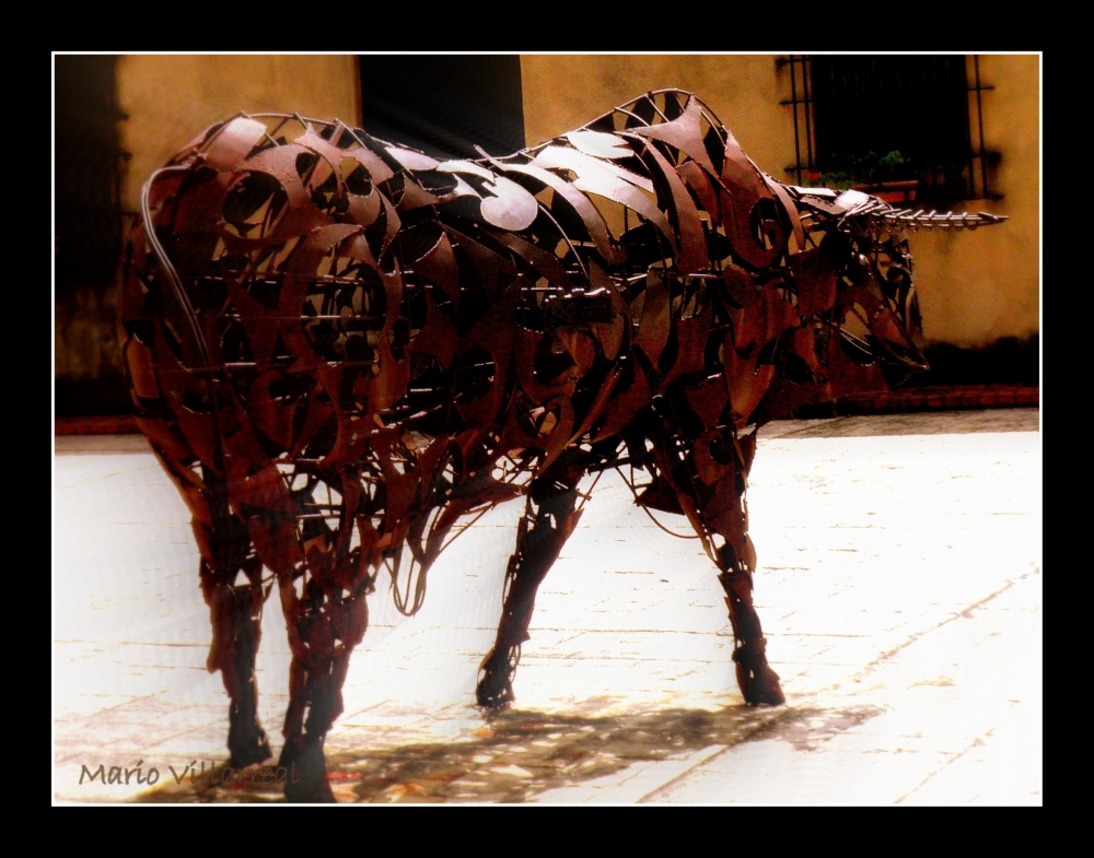 "`Corrida de toros 2050`" de Mario Victor Villarreal