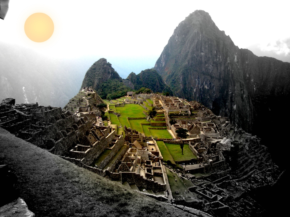 "Iluminando Machu Pichu" de Carlos Minghini