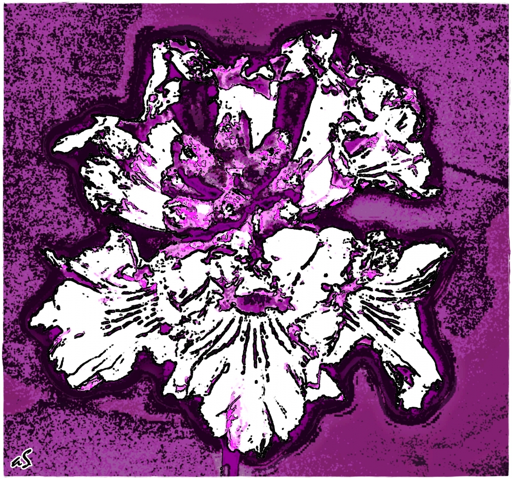 "Abstracto en lilas ..." de Alejandra Spessot