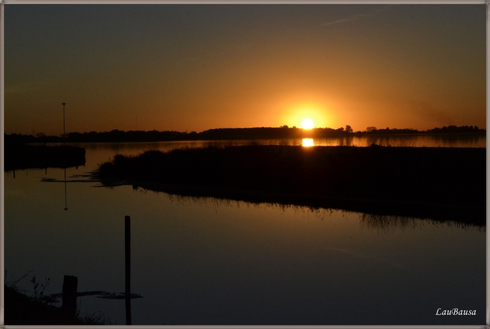 "Atardecer del 22 de septiembre en Bragado" de Maria Laura Bausa