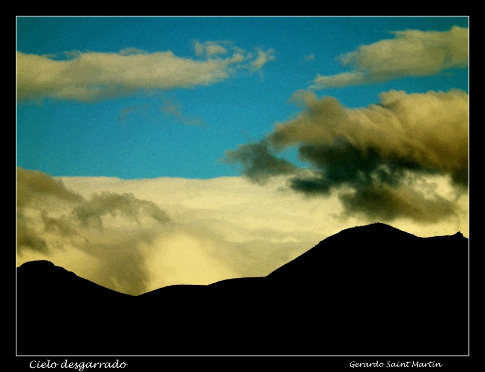 "Cielo desgarrado" de Gerardo Saint Martn