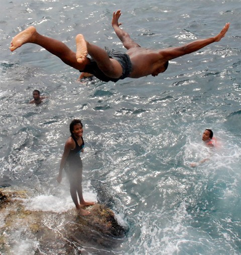 "Salto de altura" de Otmaro Rodrguez Daz