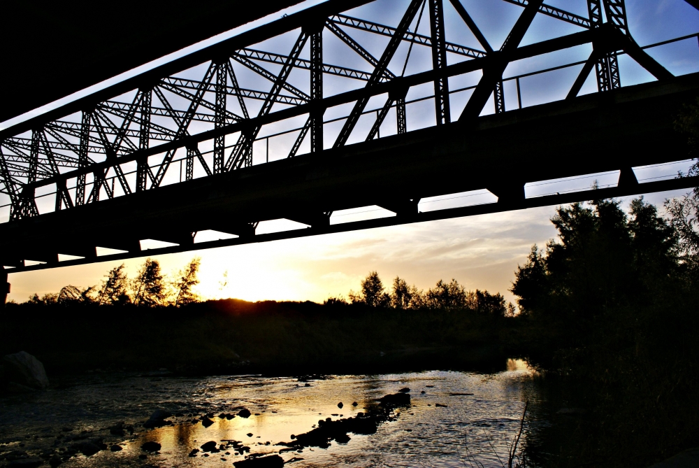 "puente sobre aguas turbulentas" de Alberto Videla