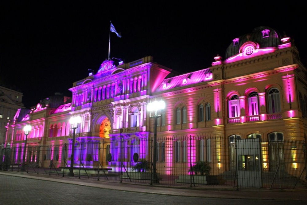 "Casa Rosada - Bs As" de Guillermo Bidondo