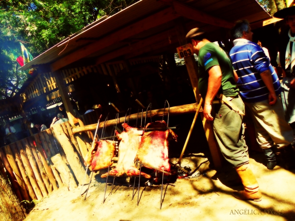 "UN CHURRASCO GACHO EN COLOR.. HEHEHEH" de Anglica Pegas