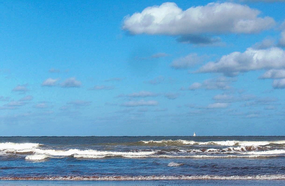 "Un Velero a lo lejos." de Maria Calvo