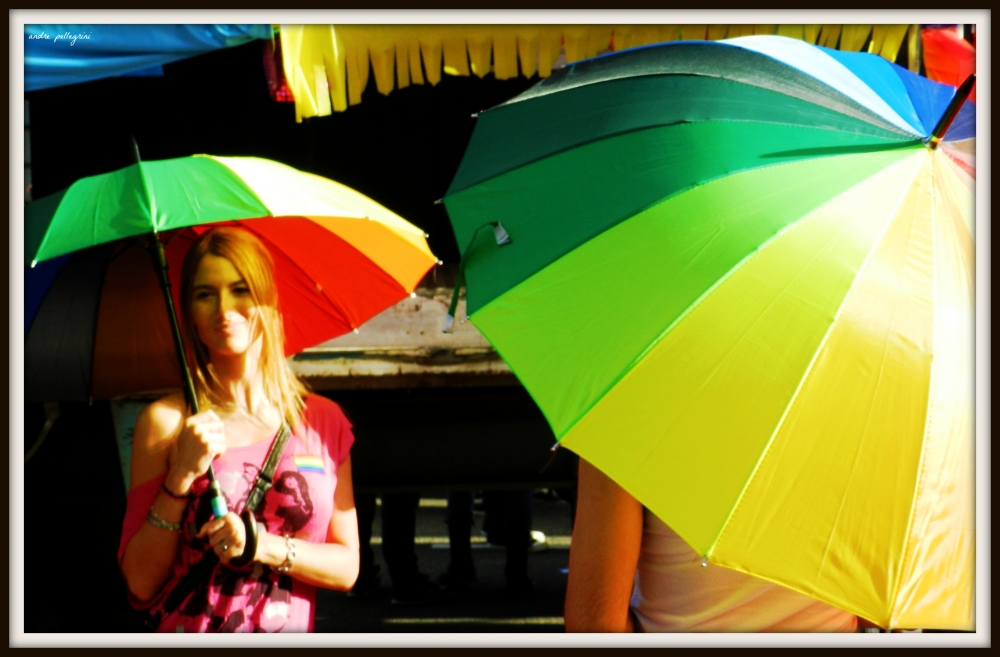 "Paraguas Coloridos" de Andrea Pellegrini
