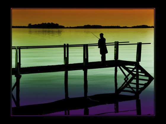 "Pescando en la Laguna de Lobos" de Jose Carlos Kalinski