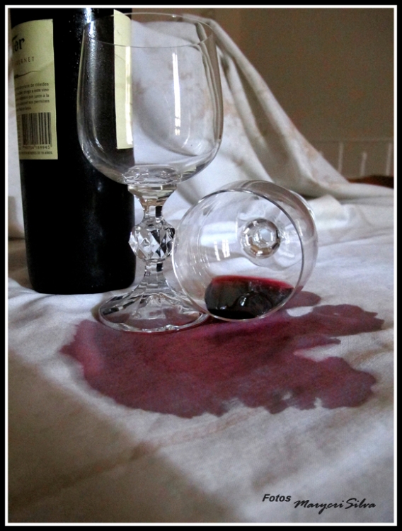 "Manchado de vino que seal de gozo es" de Maria Cristina Silva