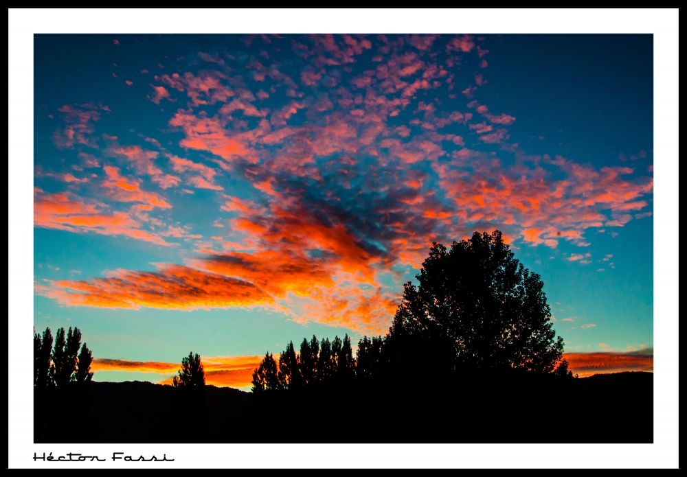 "Atardecer en Chubut" de Hctor Fassi