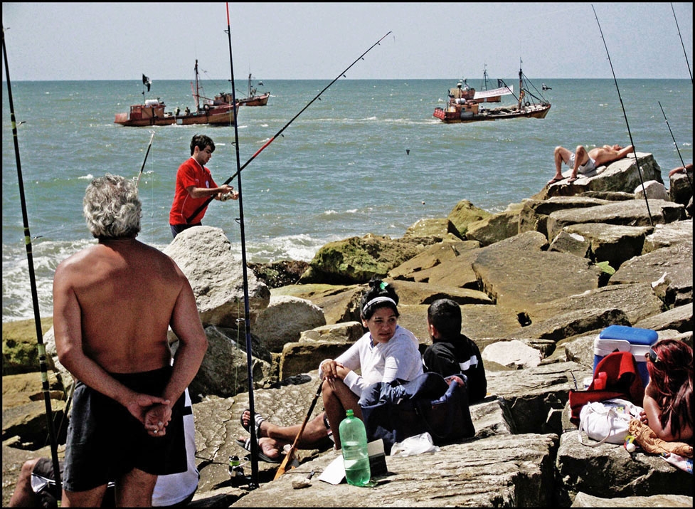 "Muelle de pesca" de Jorge Vicente Molinari