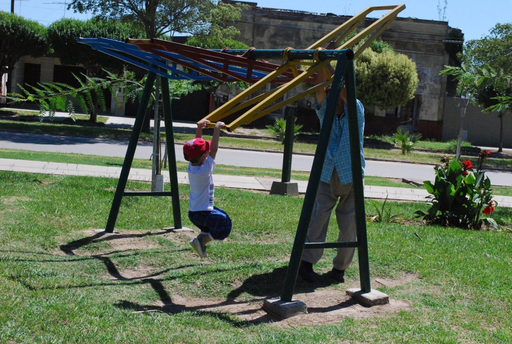 "Abuelo y nieto" de Patricia Ruben