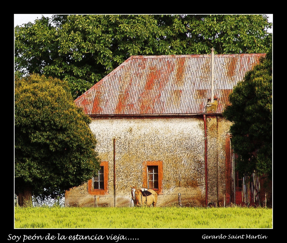 "Soy pen de la estancia vieja" de Gerardo Saint Martn