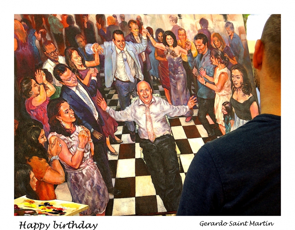 "Happy birthday" de Gerardo Saint Martn