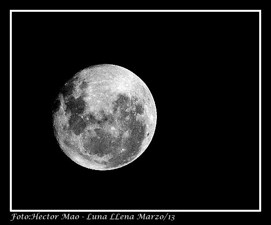 "Luna LLena Marzo 2013" de Hector Mao