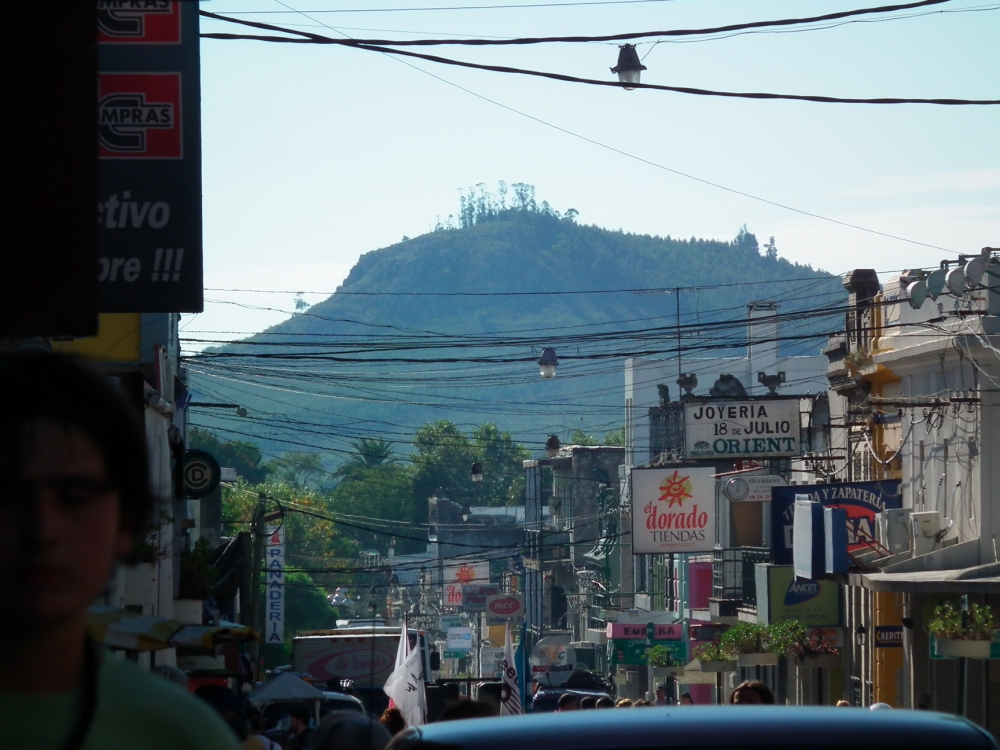 "Calle de Minas y su cerro cercano" de Juan Fco. Fernndez