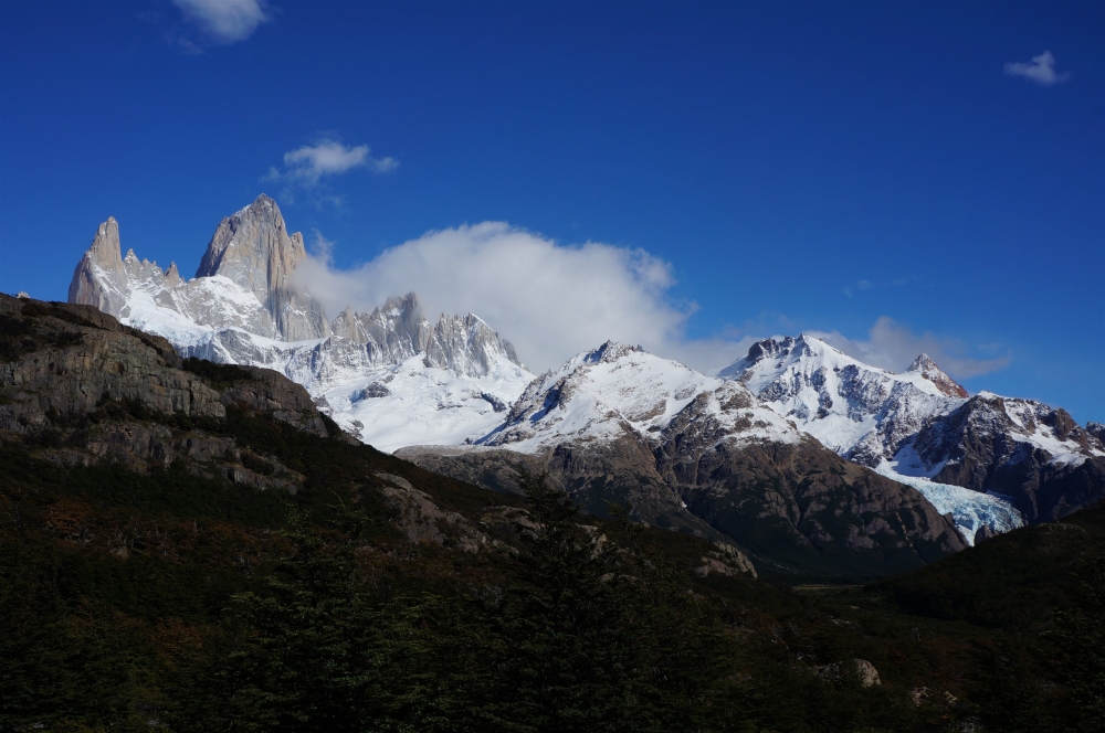 "fitz roy y glaciar piedras blancas" de Ruben Alex Villarroel