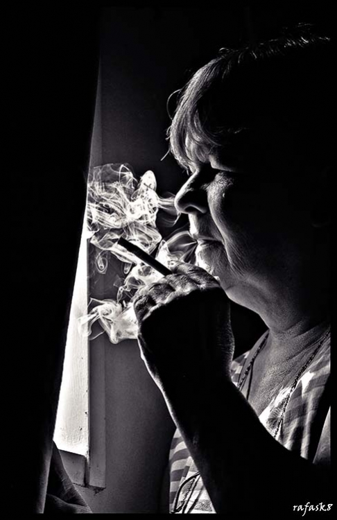 "fumando espero.." de Rafael Cantero