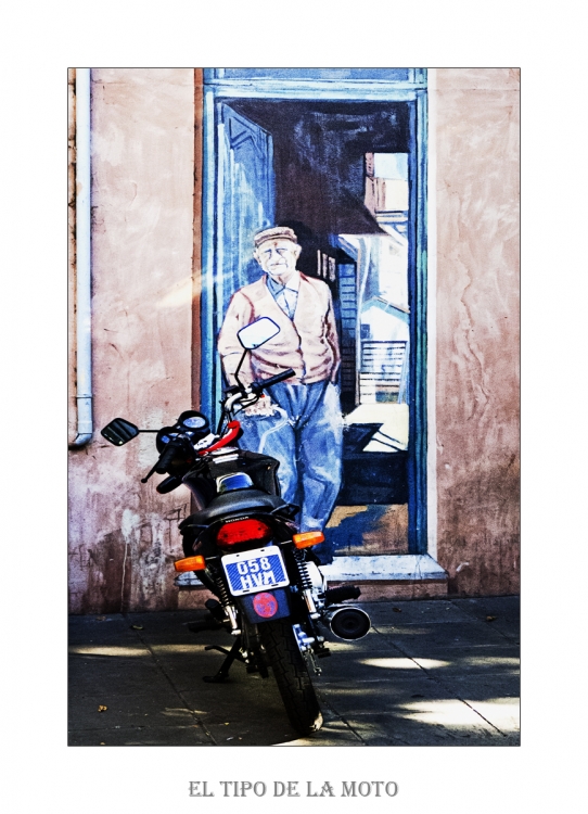 "El tipo de la moto" de Daniel Prez Kchmeister