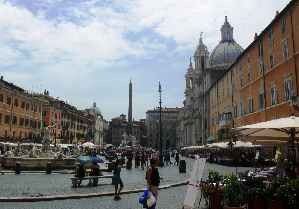 "Piazza Navona (para Luisamaria)" de Luis Fernando Somma (fernando)