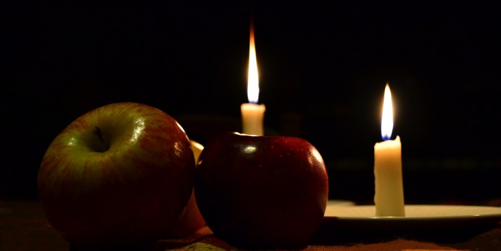 "Manzanas y velas" de Mercedes Pasini