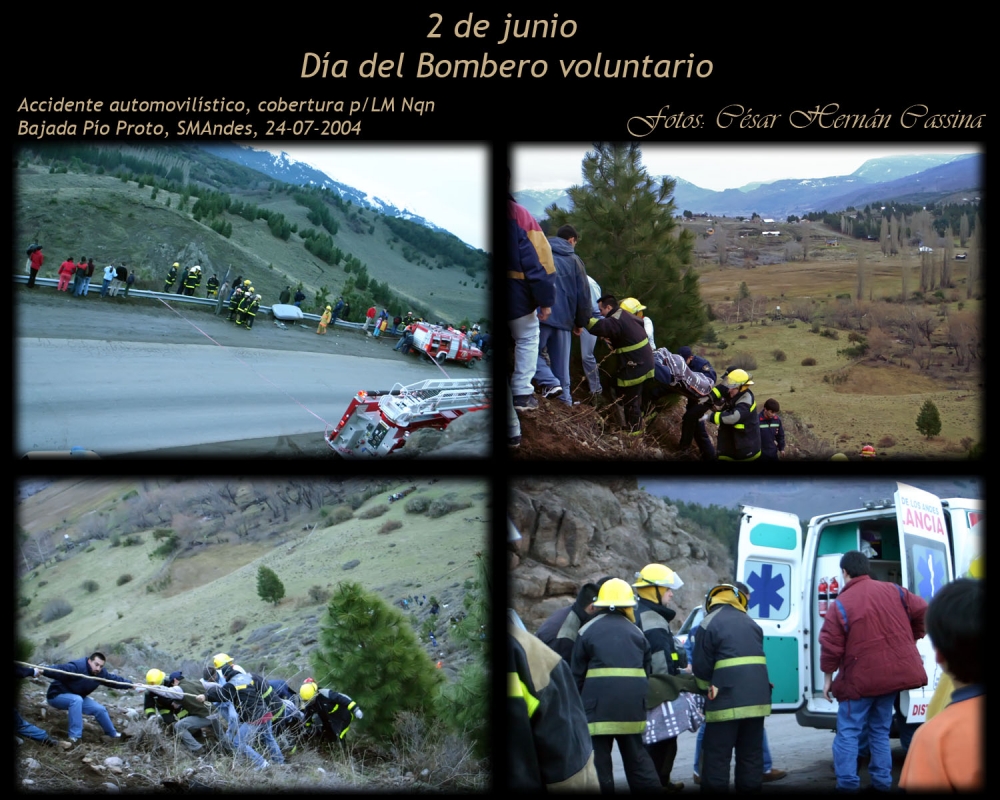 "Feliz da queridos Bomberos" de Csar Hernn Cassina