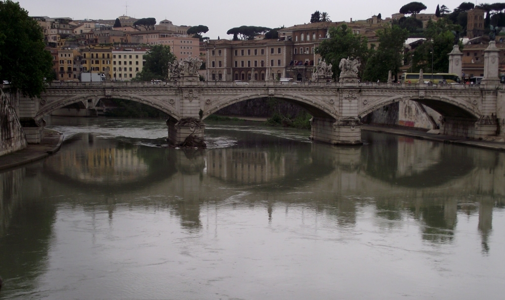 "puente en rio tevere" de Carlos Salto